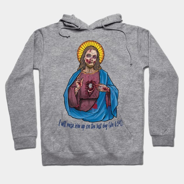 jesus zombie Hoodie by Paskalamak